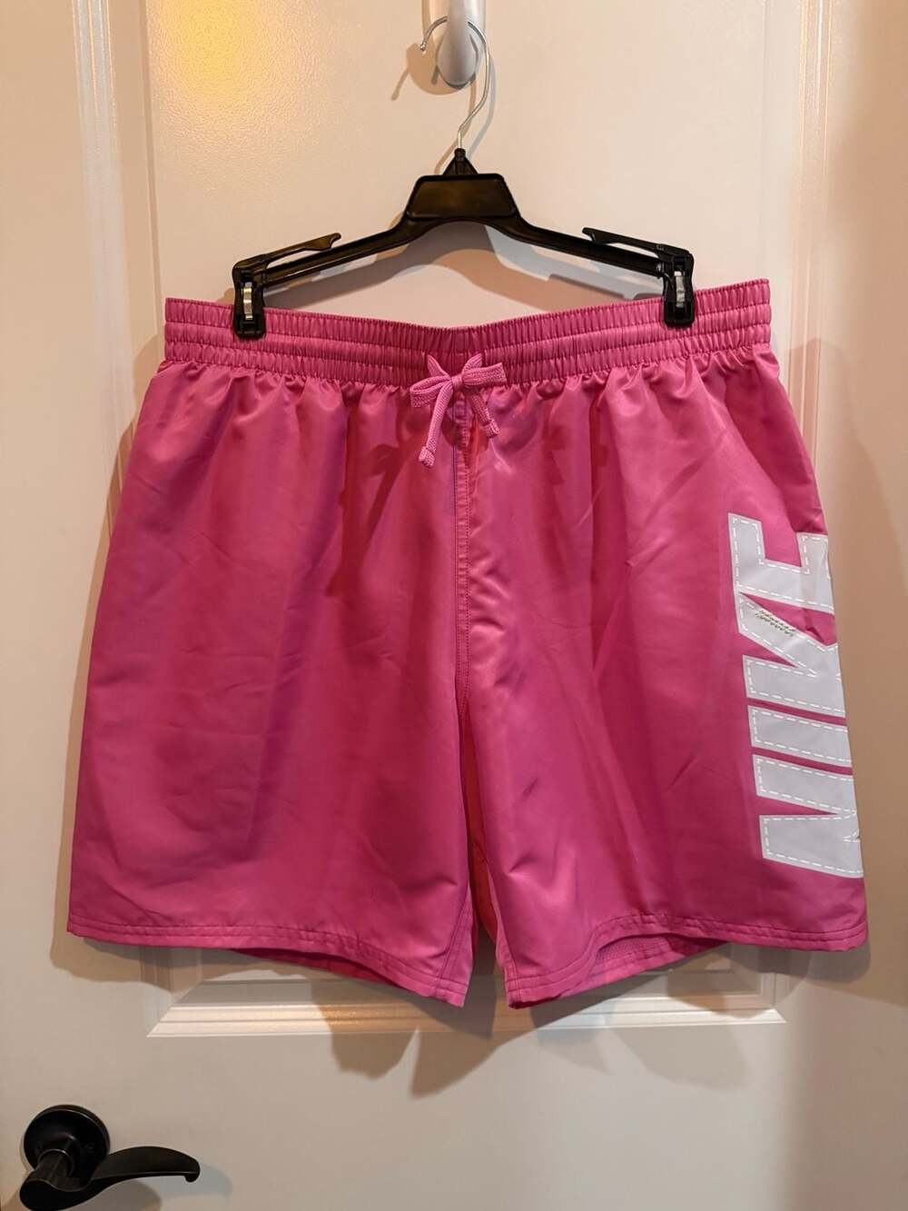 Nike Men's Large Pink Swim Trunks Board Shorts